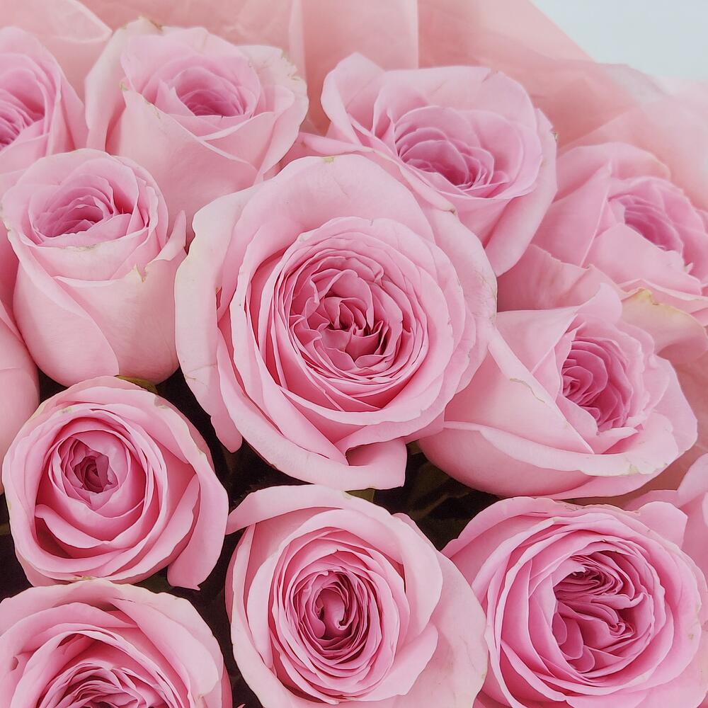 Букет из нежно-розовых роз – элегантность в каждом лепестке Рязань Рязанская область