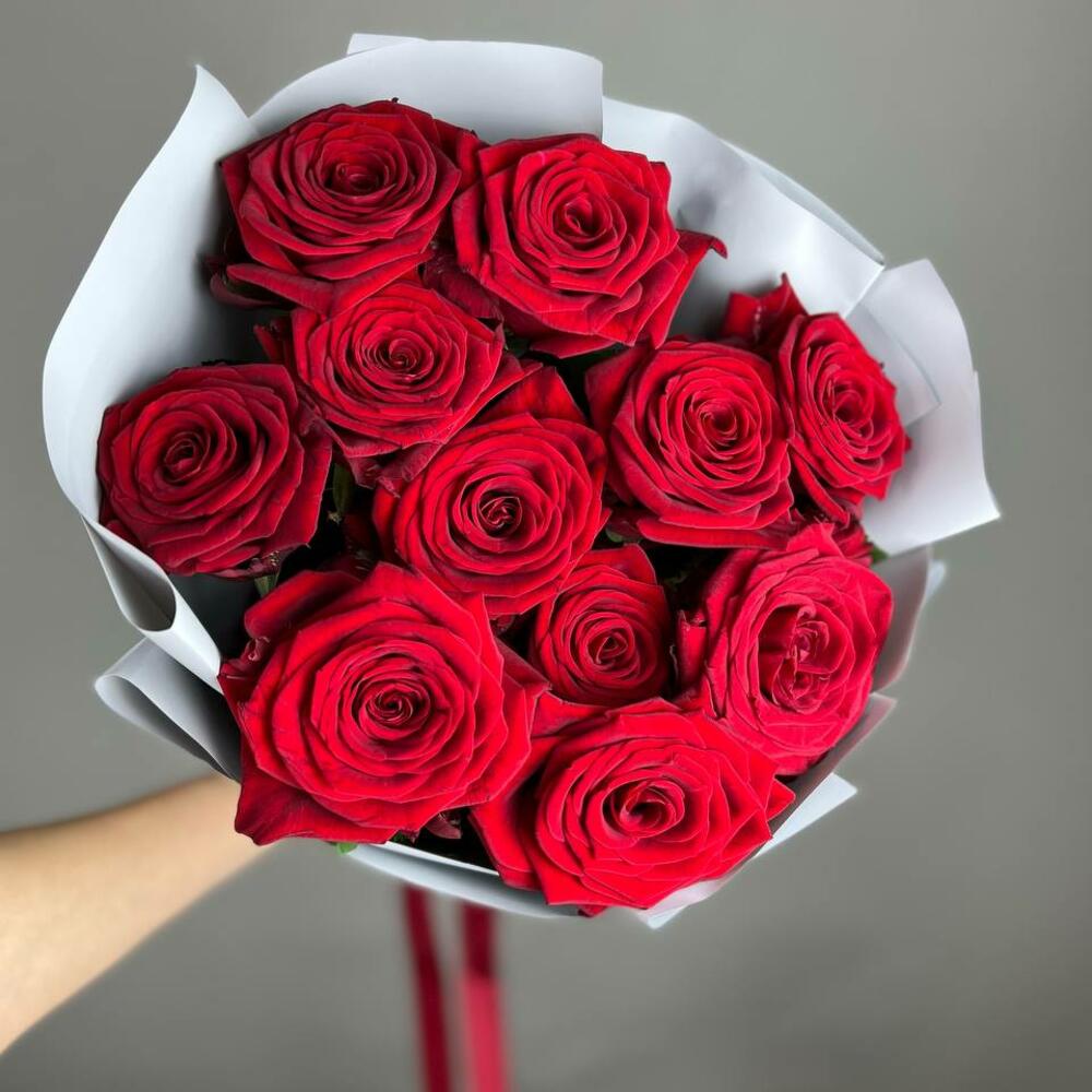Букет «Красный бархат» – роскошь эквадорских роз Рязань Рязанская область
