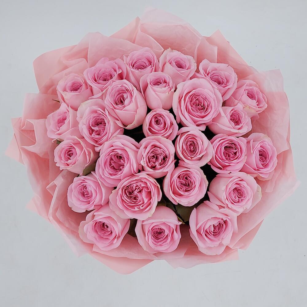 Букет из нежно-розовых роз – элегантность в каждом лепестке Рязань Рязанская область