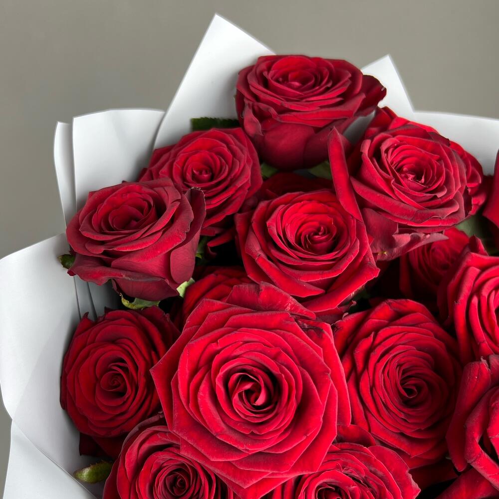 «Королевский бархат» – 25 роскошных красных роз из Эквадора  Рязань Рязанская область
