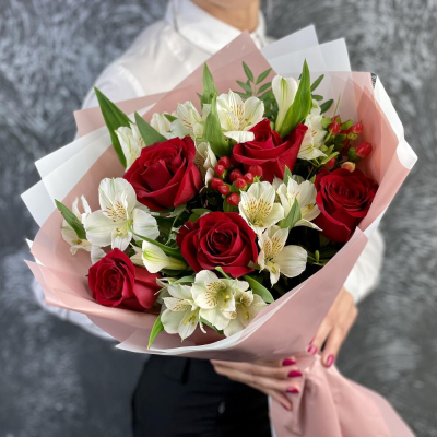 Букет «Нуар» – контраст страсти и нежности Рязань Рязанская область