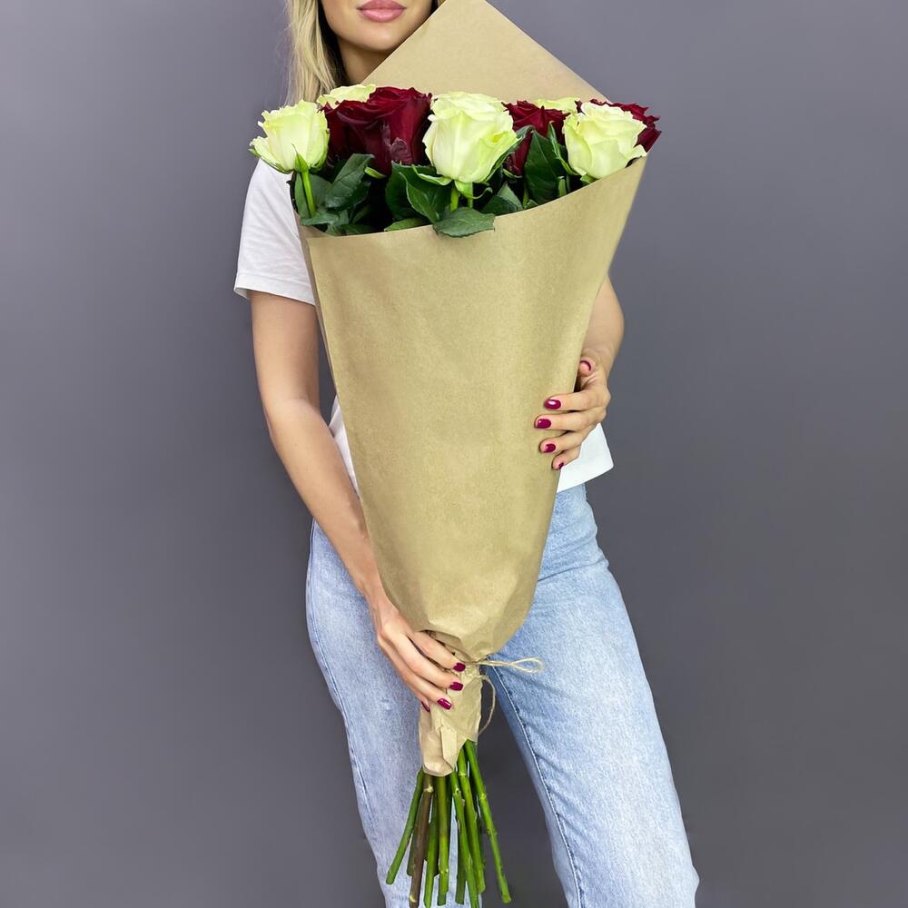 Букет «Инь-Ян» – гармония страсти и чистоты Рязань Рязанская область