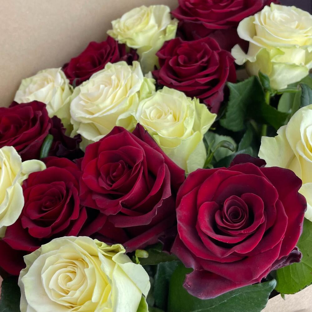 Букет «Инь-Ян» – гармония страсти и чистоты Рязань Рязанская область
