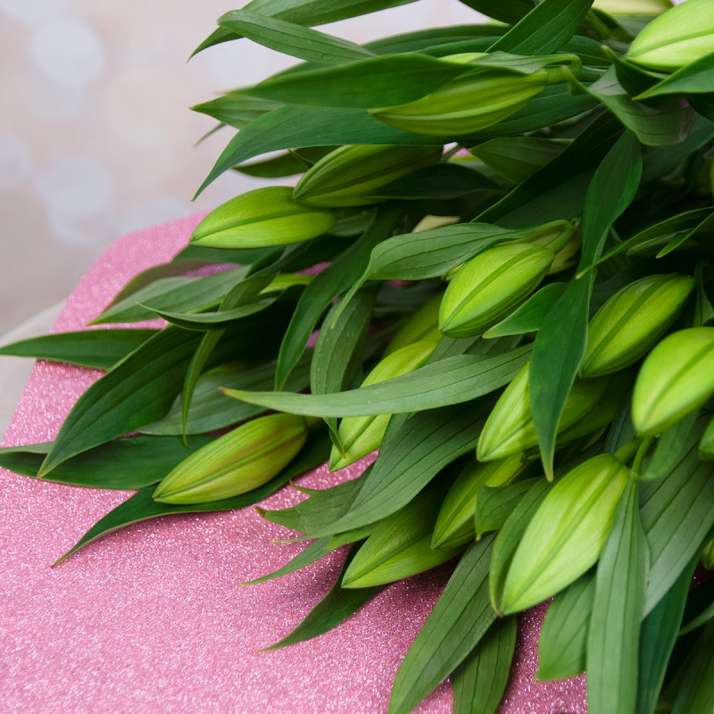 Изысканный букет из 15 свежих лилий – королевский подарок Рязань Рязанская область